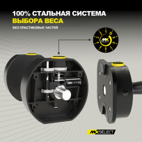 Гантели наборные MX SELECT Evo MX100 (эргономичная прорезиненная рукоять)