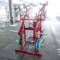 Верхняя тяга REALLEADER RS-1015 (HS-1015) (черно-красная рама, черная обивка)