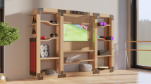 Многофункциональный универсальный стеллаж DESIRE FITNESS Wall Rack