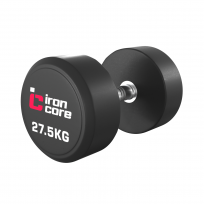 Гантельный ряд обрезиненный IRON CORE Standard IC1012 27,5-37,5 (5 пар 27.5-37.5 кг)