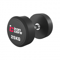 Гантельный ряд обрезиненный IRON CORE Standard IC1012 12.5-35 (10 пар 12.5-35 кг)