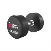 Гантельный ряд обрезиненный IRON CORE Standard IC1012 12.5-35 (10 пар 12.5-35 кг)