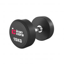 Гантельный ряд обрезиненный IRON CORE Standard IC1012 12.5-35 (10 пар 12.5-35 кг)