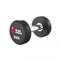 Гантельный ряд обрезиненный IRON CORE Standard IC1012 2.5-25 (10 пар 2.5-25 кг)