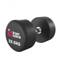 Гантельный ряд обрезиненный IRON CORE Standard IC1012 12.5-35 (10 пар 12.5-35 кг)
