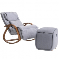 Массажное кресло-качалка + массажер для ног ERGONOVA MeTime + Ottoman Grey