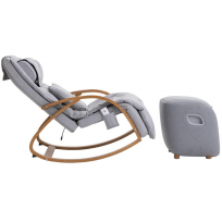 Массажное кресло-качалка + массажер для ног ERGONOVA MeTime + Ottoman Grey