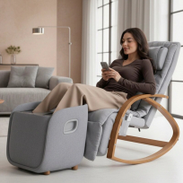 Массажное кресло-качалка + массажер для ног ERGONOVA MeTime + Ottoman Grey