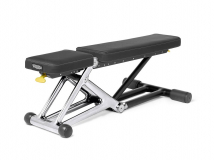 Силовая стойка со скамьей TECHNOGYM Power Personal Superior MD15KA + MD100A с набором грифов и дисков (алюминий)