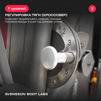 Силовой комплекс полукоммерческий SVENSSON BODY LABS Rigel Plus Pro (стек 60 кг)