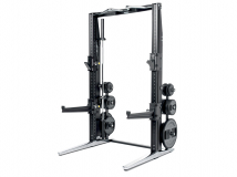 Силовая стойка со скамьей TECHNOGYM Power Personal Excellence с набором грифов, дисков и аксессуарами (алюминий)