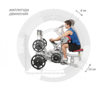 Бицепс сидя HOIST Roc-It Line Plate-Loaded RPL-5102