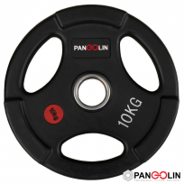 Чёрные обрезиненные олимпийские диски Quantum Fitness QWP01 (Pangolin Fitness WP074B) 10 кг