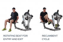 Велоэргометр FIRST DEGREE FITNESS FluidExercise E750 Cycle UBE