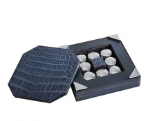 Набор для игры в шашки IMPATIA Checkers Precious Leather Collection