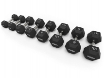 Гексагональная гантель TECHNOGYM Hexagon Dumbbell 50 кг